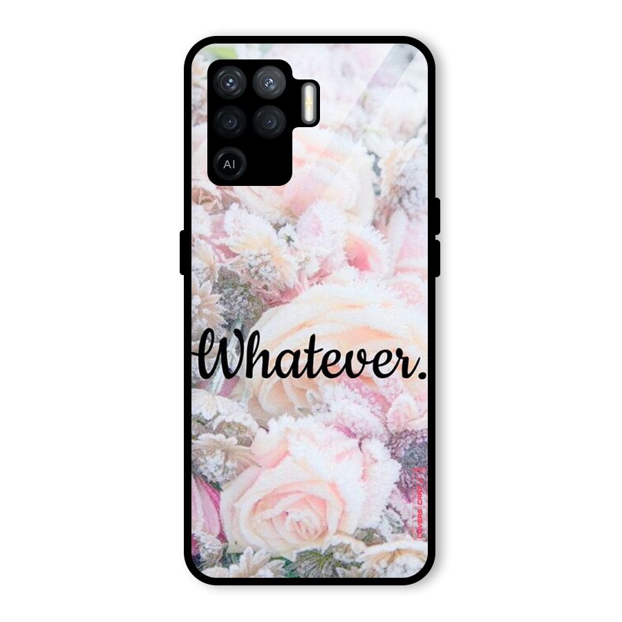Whatever Glass Back Case for Oppo F19 Pro
