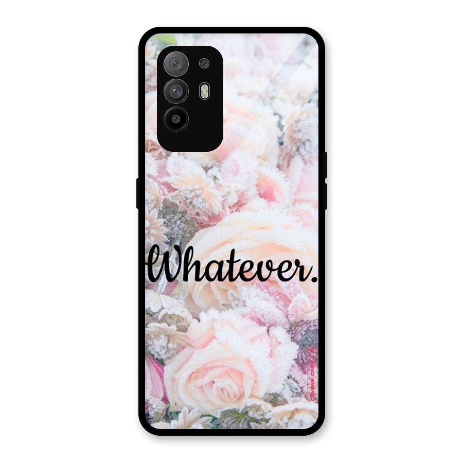 Whatever Glass Back Case for Oppo F19 Pro Plus 5G