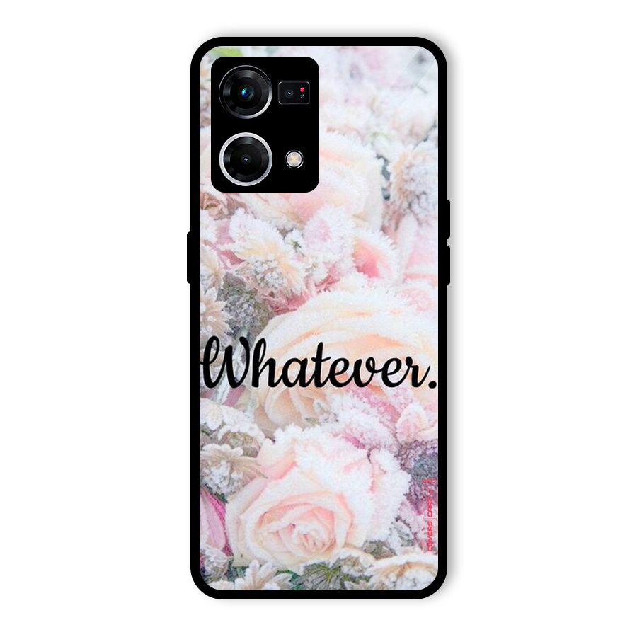 Whatever Glass Back Case for Oppo F21 Pro 5G