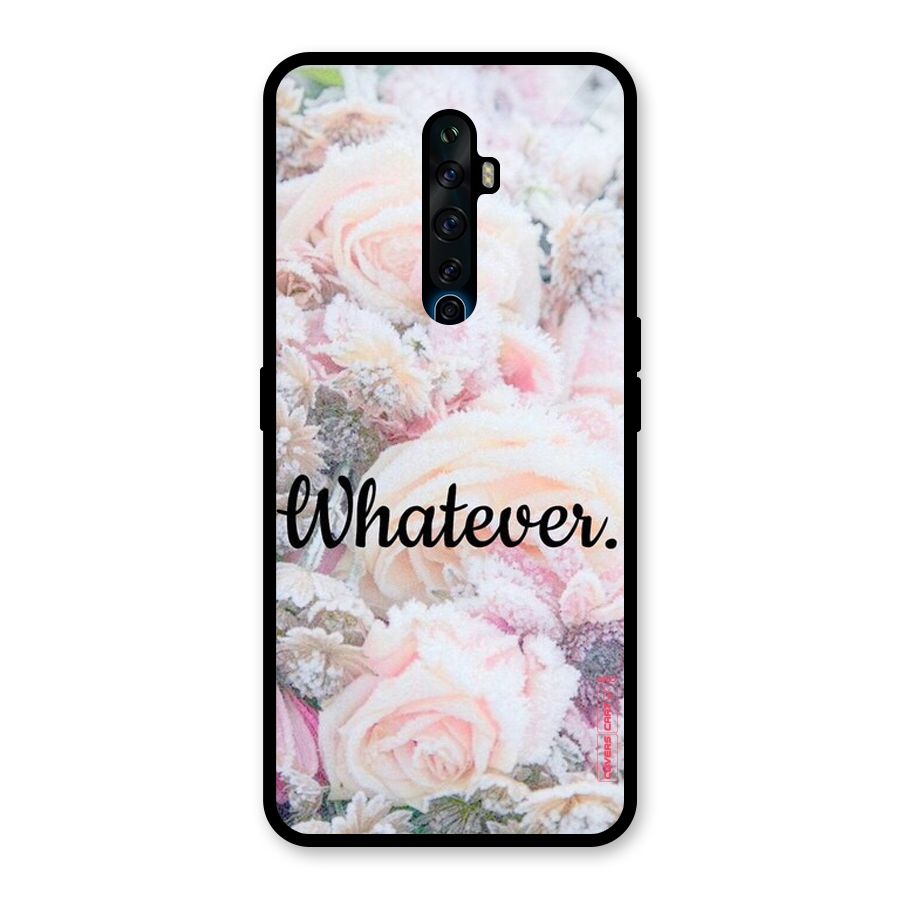 Whatever Glass Back Case for Oppo Reno2 F