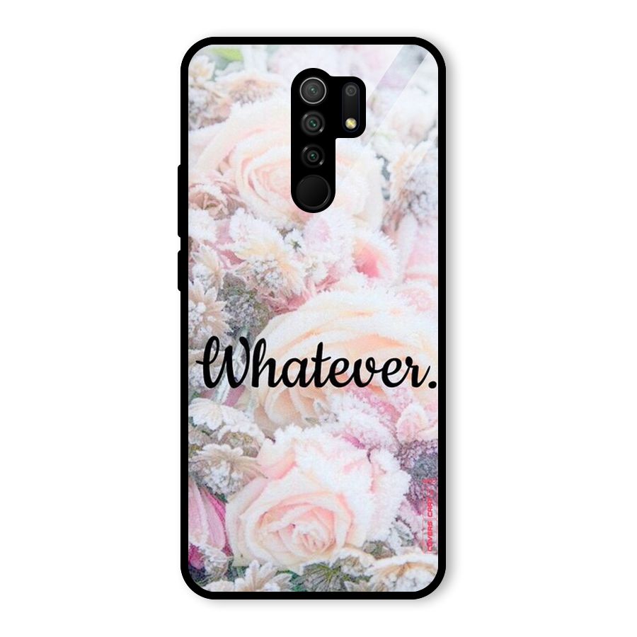 Whatever Glass Back Case for Poco M2