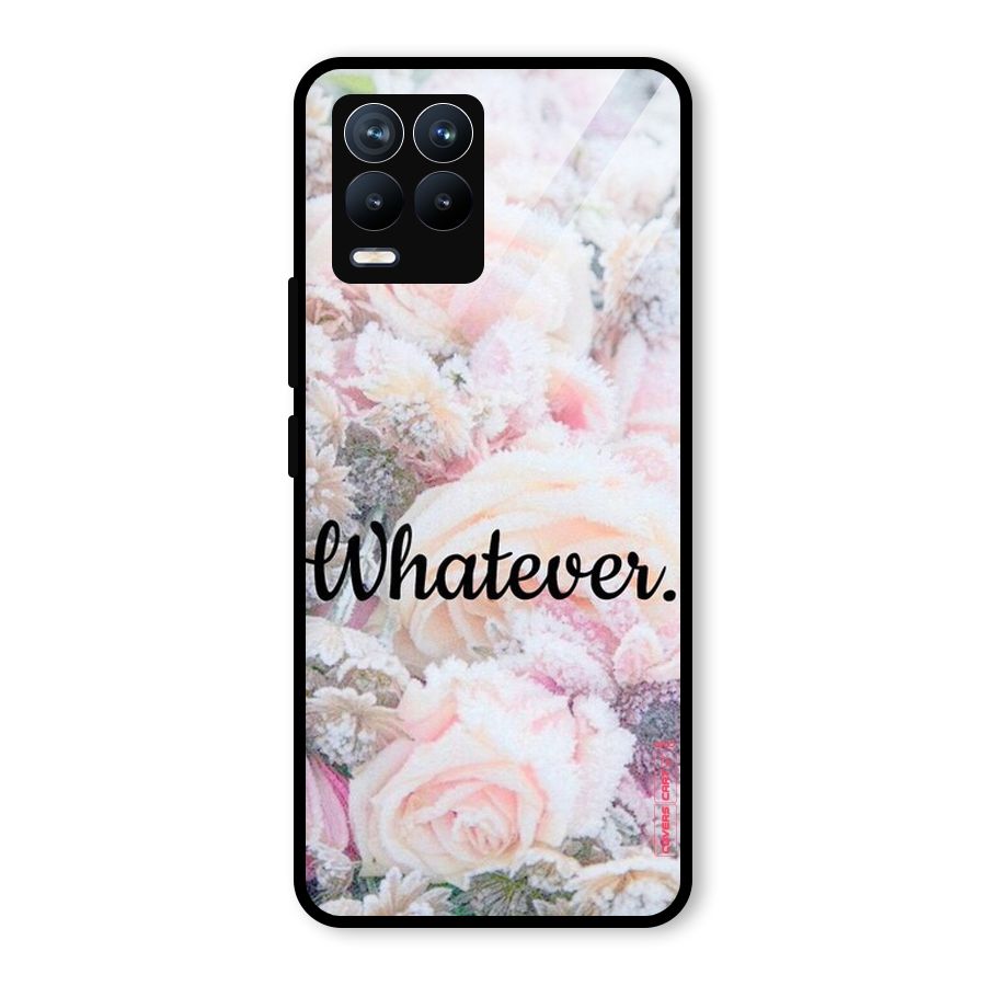 Whatever Glass Back Case for Realme 8