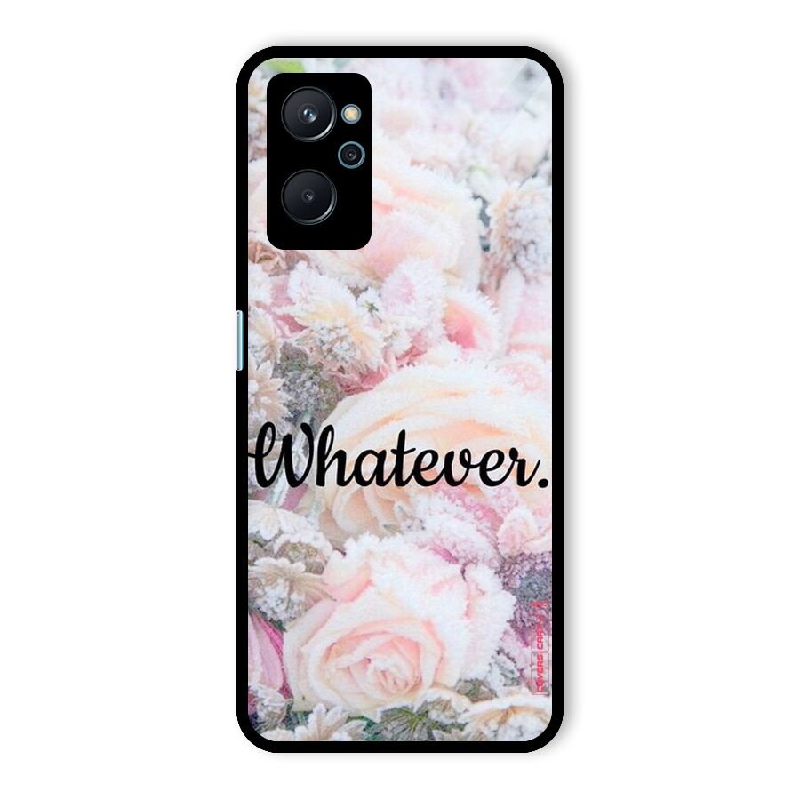 Whatever Glass Back Case for Realme 9i