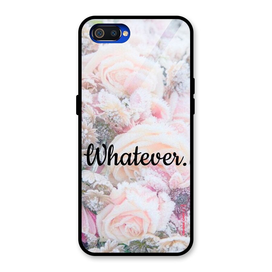 Whatever Glass Back Case for Realme C2
