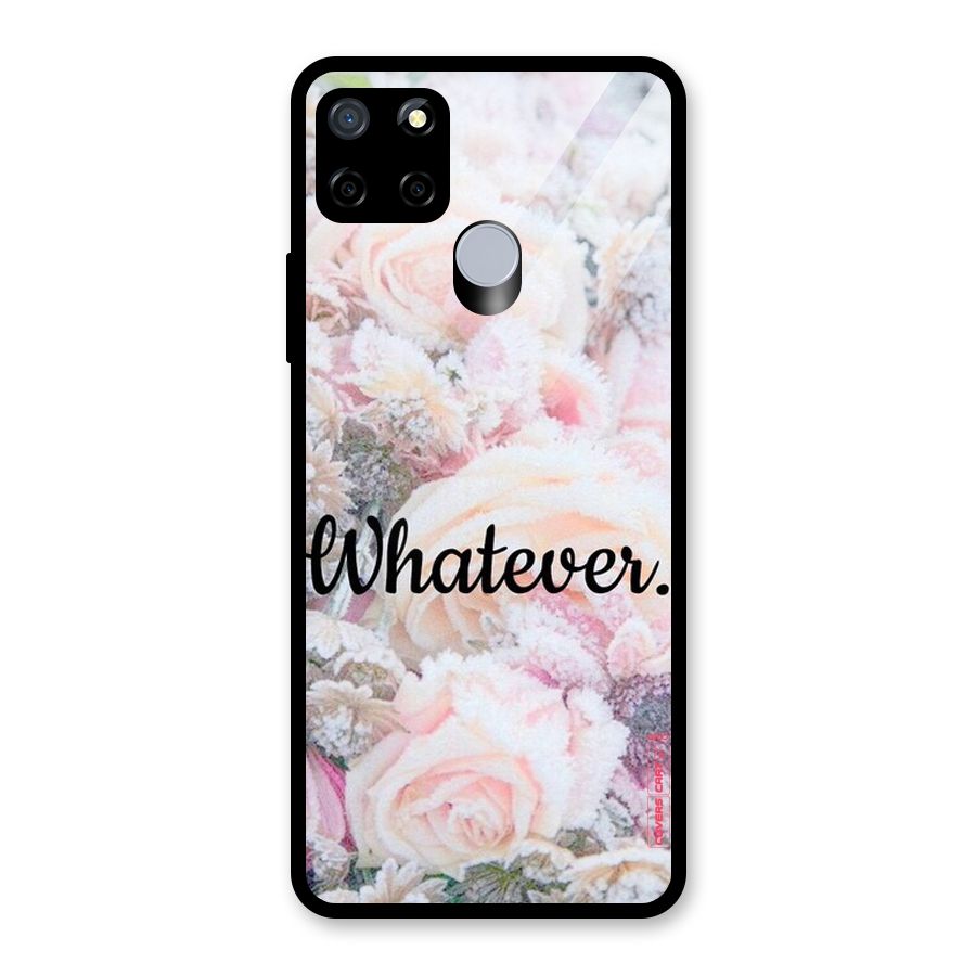 Whatever Glass Back Case for Realme Narzo 20