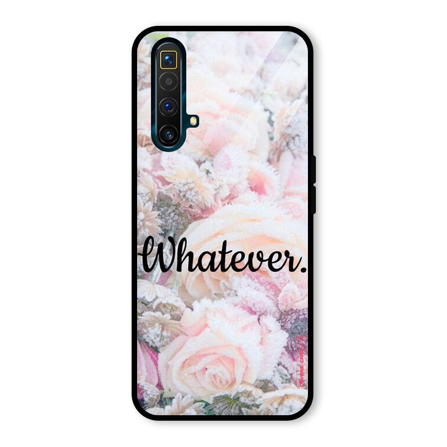 Whatever Glass Back Case for Realme X3