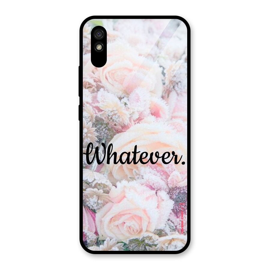 Whatever Glass Back Case for Redmi 9A