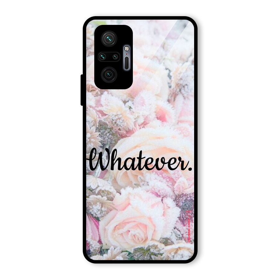 Whatever Glass Back Case for Redmi Note 10 Pro
