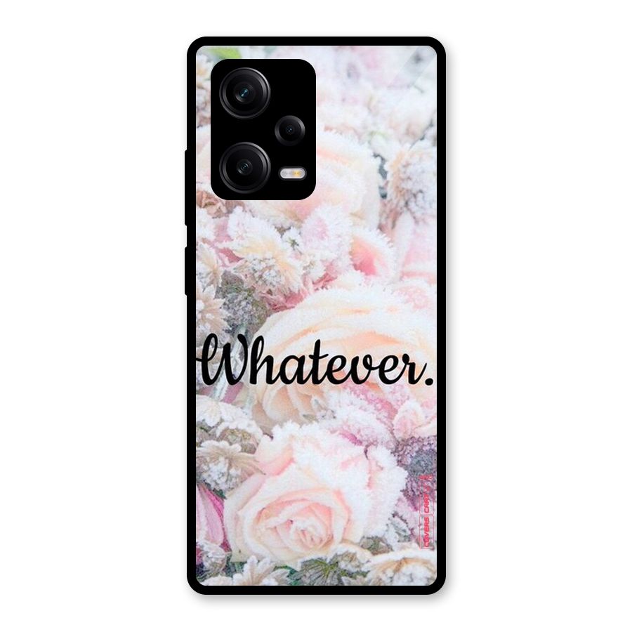 Whatever Glass Back Case for Redmi Note 12 Pro