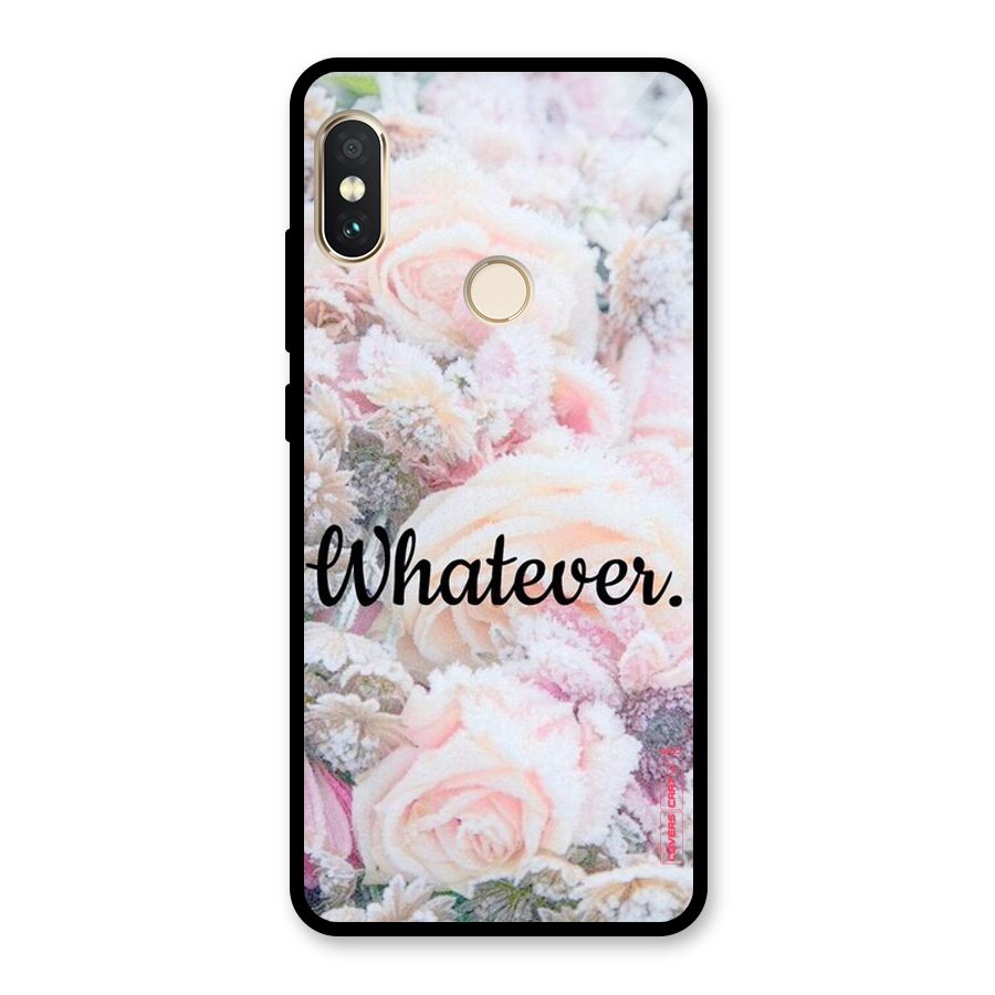 Whatever Glass Back Case for Redmi Note 5 Pro