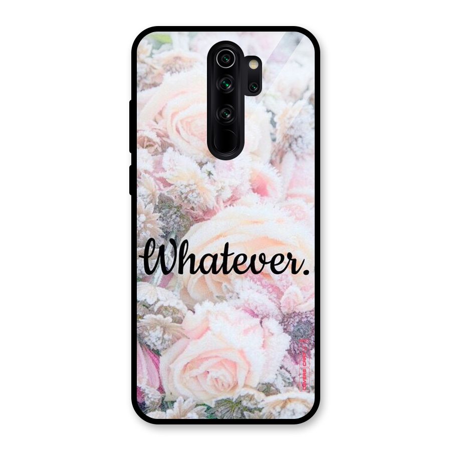 Whatever Glass Back Case for Redmi Note 8 Pro