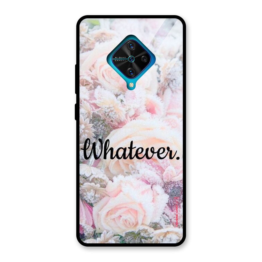 Whatever Glass Back Case for Vivo S1 Pro