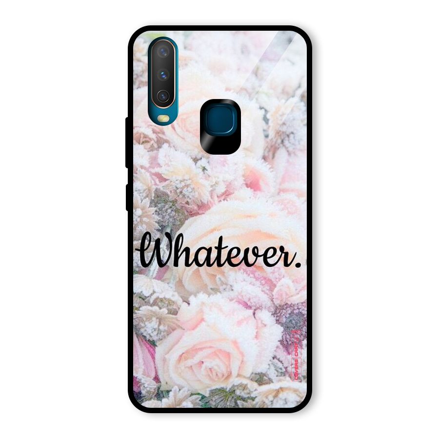 Whatever Glass Back Case for Vivo U10