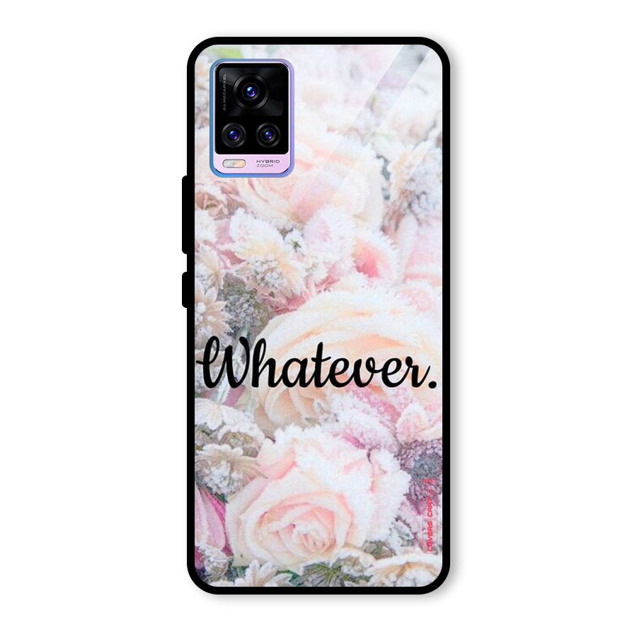 Whatever Glass Back Case for Vivo V20 Pro