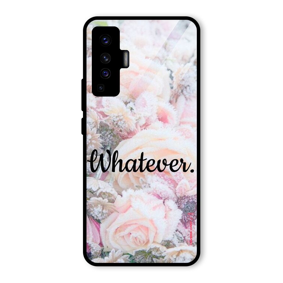 Whatever Glass Back Case for Vivo X50
