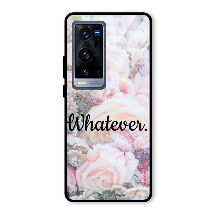 Whatever Glass Back Case for Vivo X60 Pro Plus