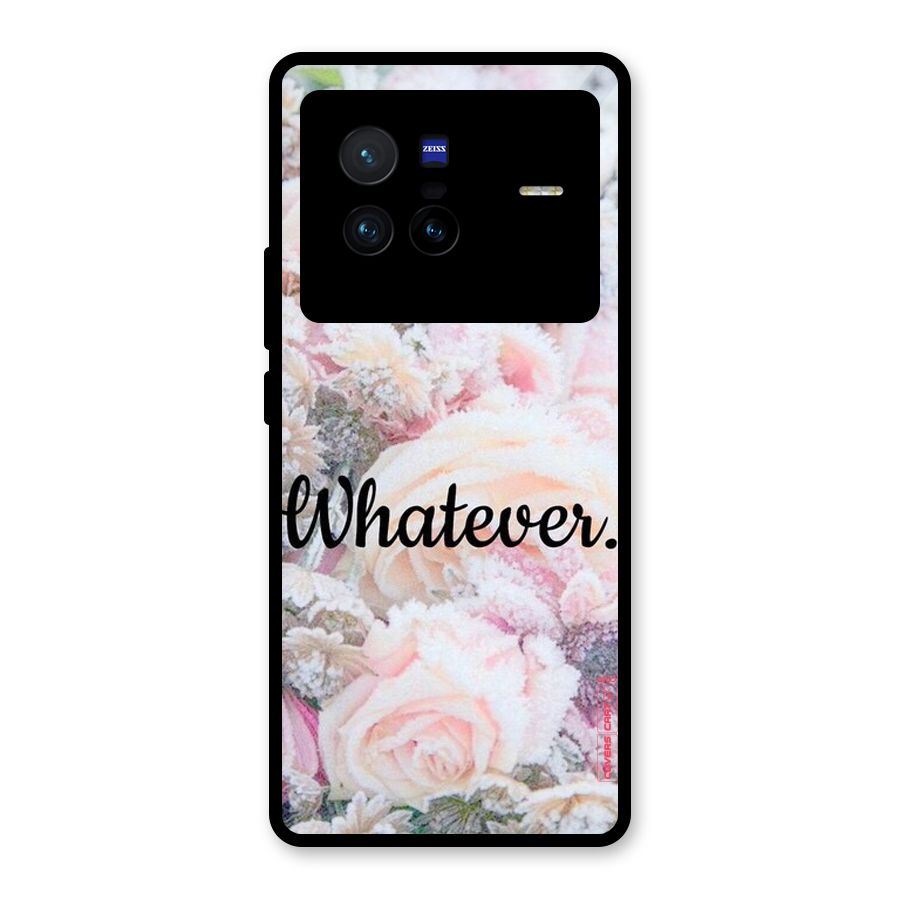 Whatever Glass Back Case for Vivo X80