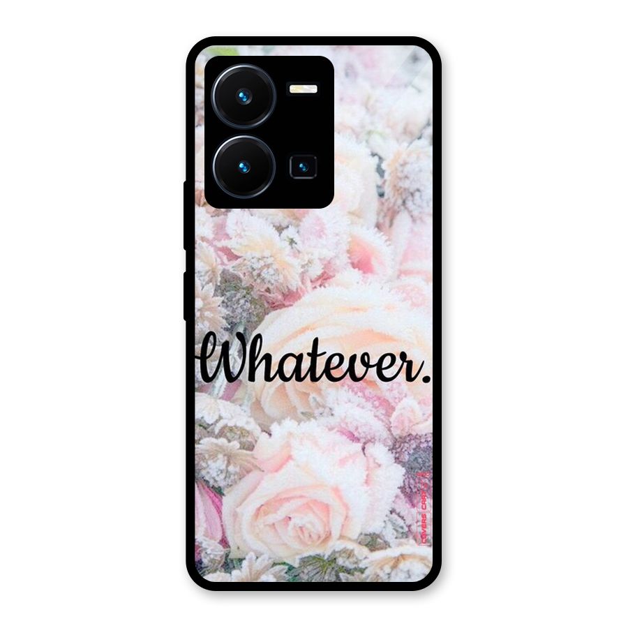 Whatever Glass Back Case for Vivo Y35
