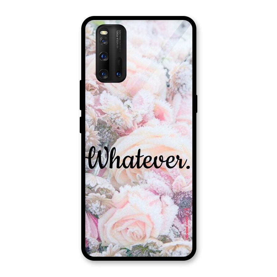 Whatever Glass Back Case for Vivo iQOO 3