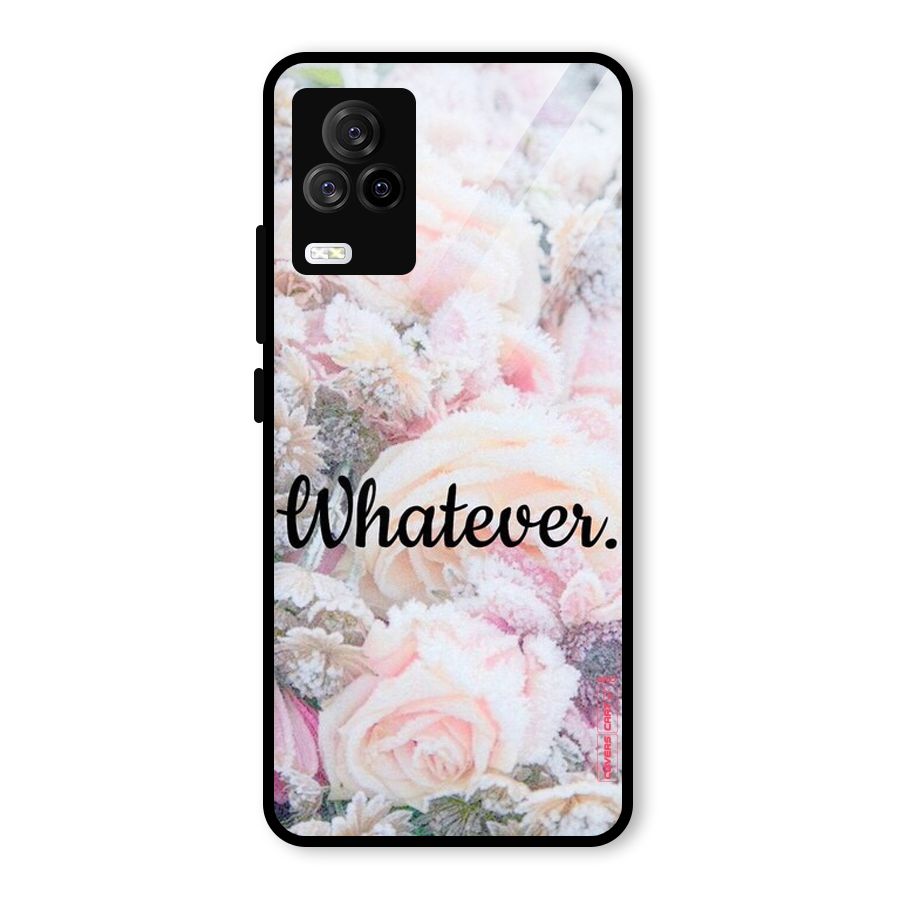 Whatever Glass Back Case for Vivo iQOO 7 Legend 5G