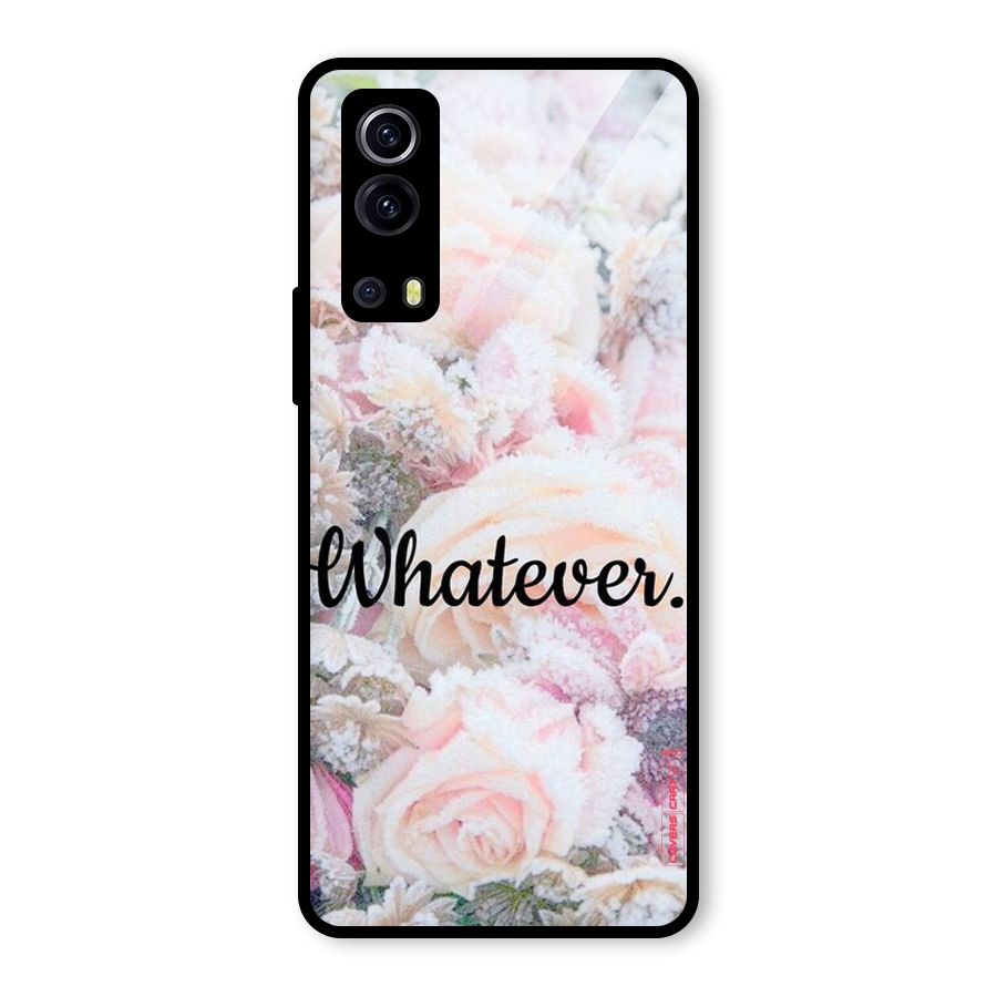 Whatever Glass Back Case for Vivo iQOO Z3