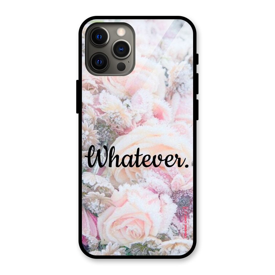Whatever Glass Back Case for iPhone 12 Pro Max