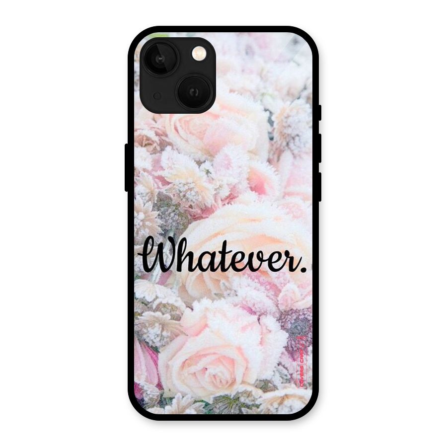 Whatever Glass Back Case for iPhone 13
