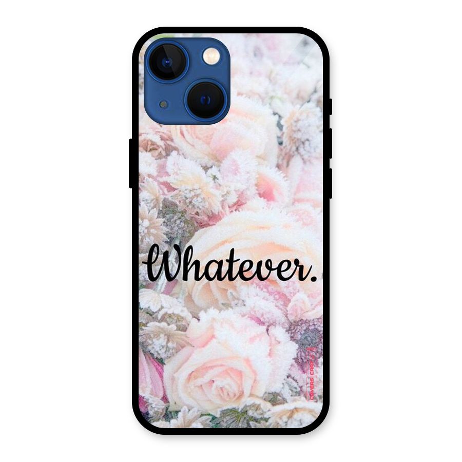 Whatever Glass Back Case for iPhone 13 Mini