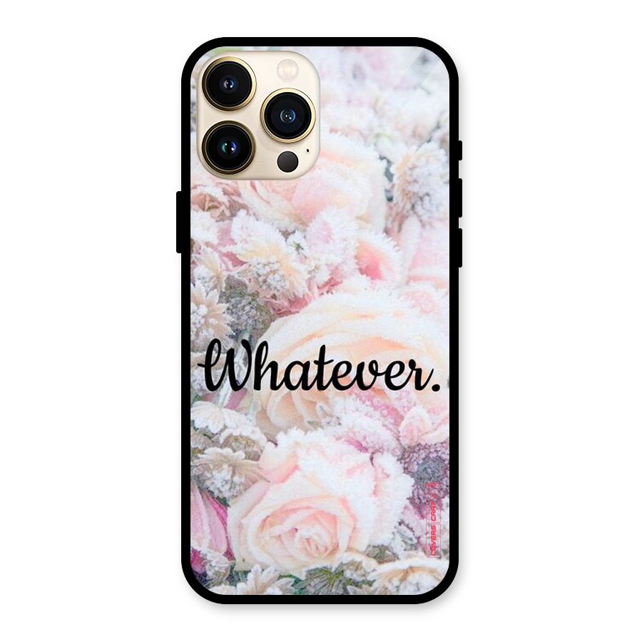 Whatever Glass Back Case for iPhone 13 Pro Max
