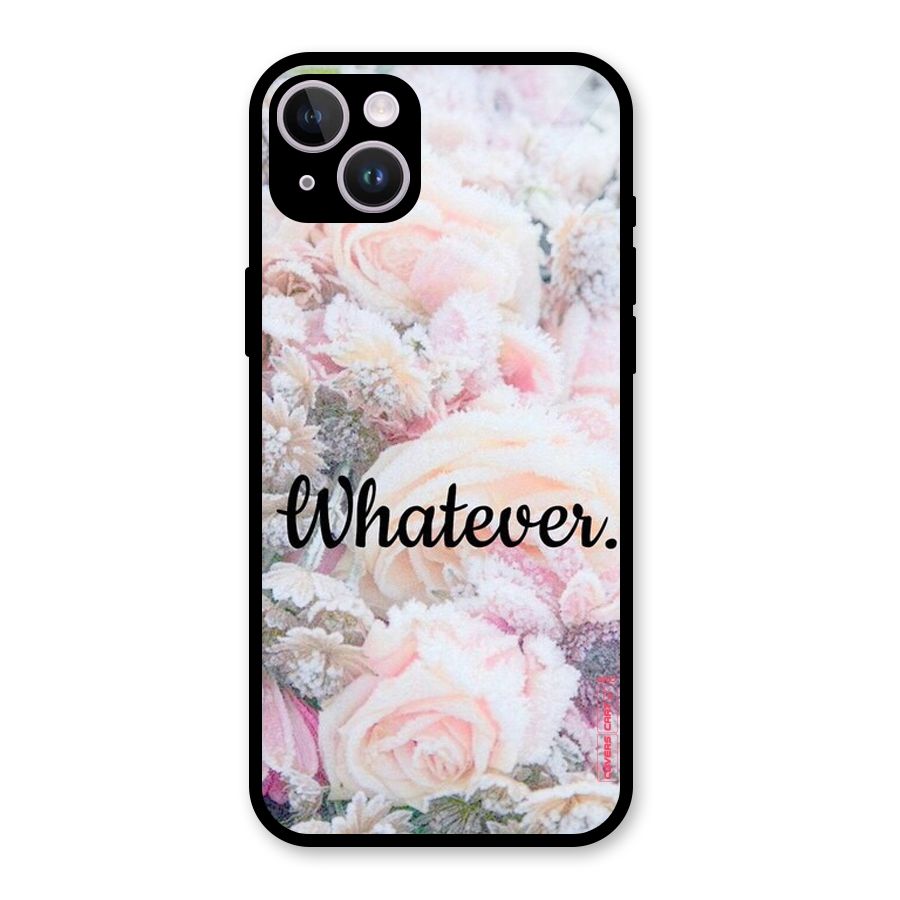 Whatever Glass Back Case for iPhone 14 Plus
