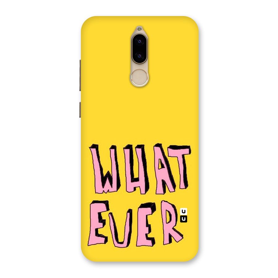 Whatever Yellow Back Case for Honor 9i