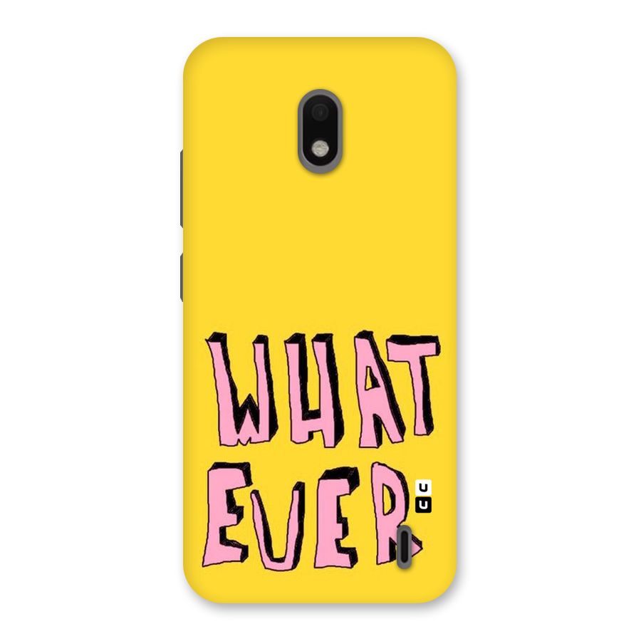 Whatever Yellow Back Case for Nokia 2.2