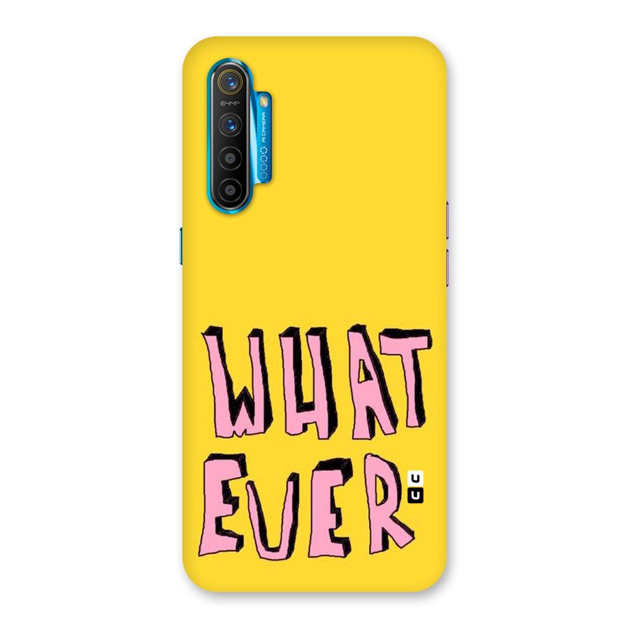 Whatever Yellow Back Case for Realme XT