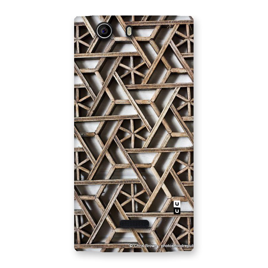 Wheel Design Back Case for Canvas Nitro 2 E311