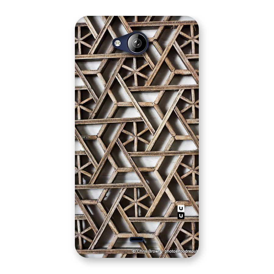 Wheel Design Back Case for Canvas Play Q355