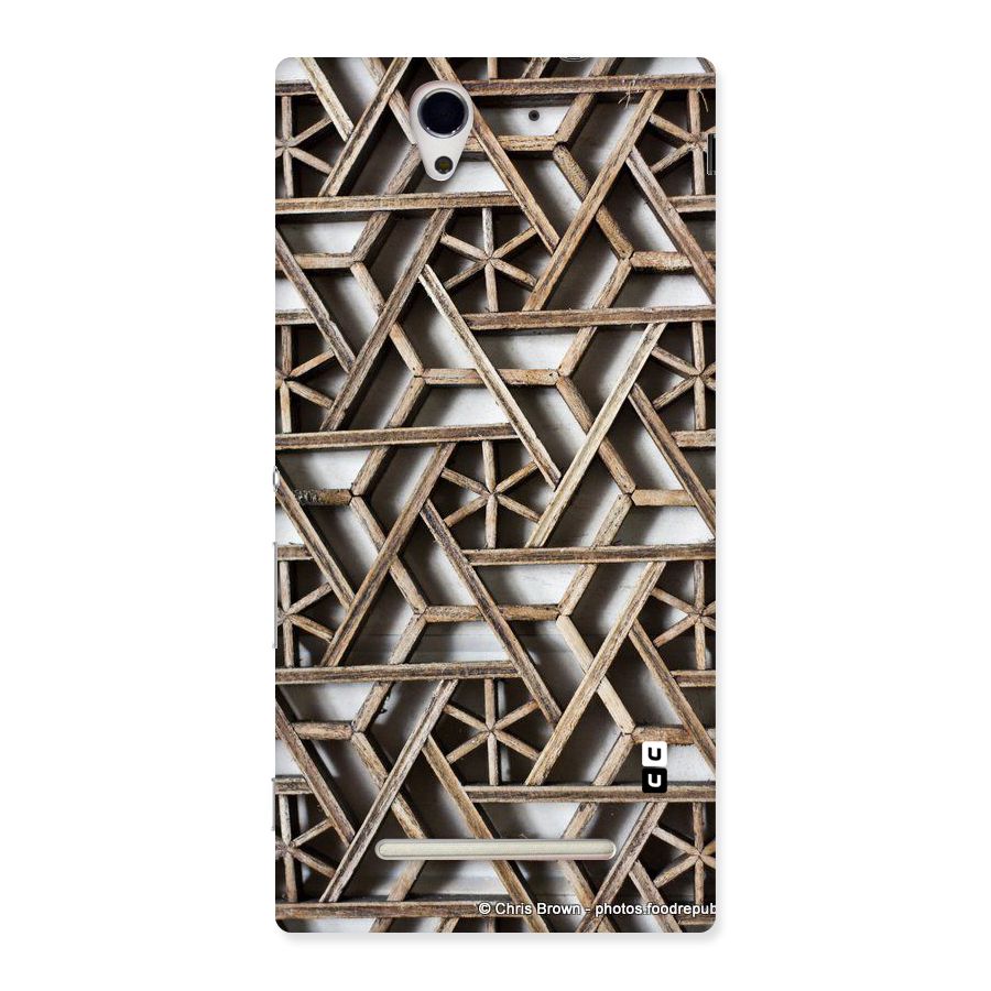 Wheel Design Back Case for Sony Xperia C3