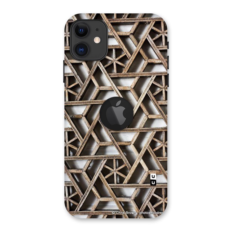 Wheel Design Back Case for iPhone 11 Logo Cut