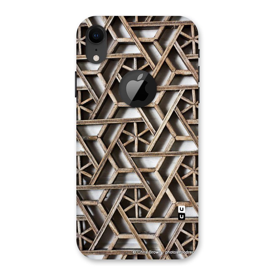 Wheel Design Back Case for iPhone XR Logo Cut