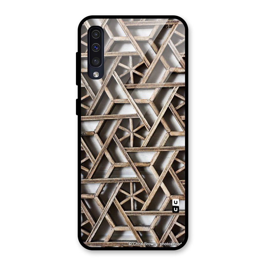 Wheel Design Glass Back Case for Galaxy A50