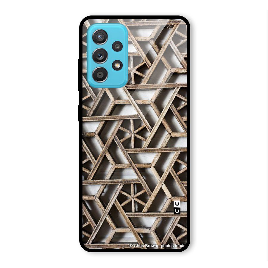 Wheel Design Glass Back Case for Galaxy A52