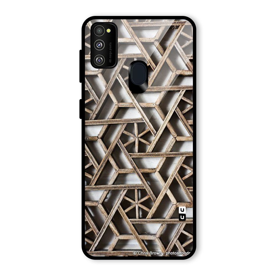 Wheel Design Glass Back Case for Galaxy M30s