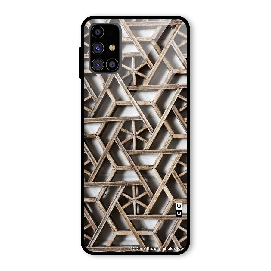 Wheel Design Glass Back Case for Galaxy M31s