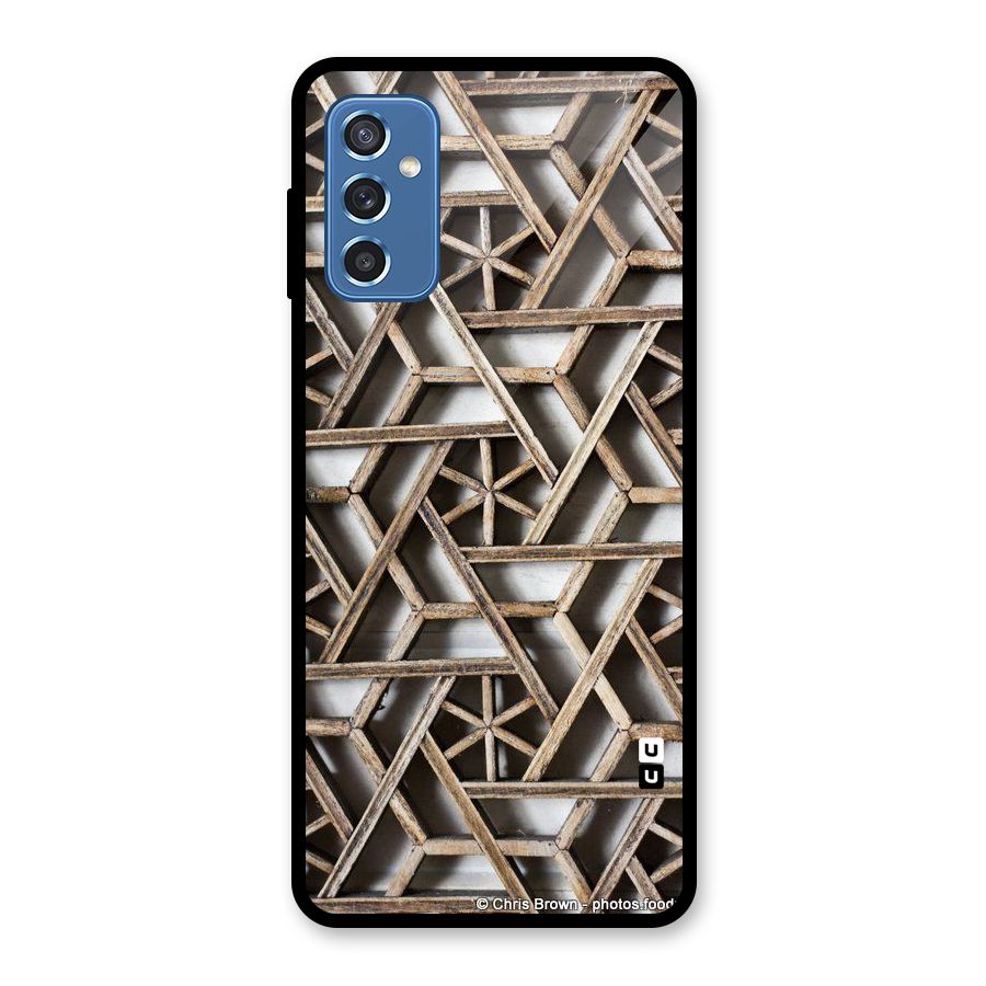 Wheel Design Glass Back Case for Galaxy M52 5G