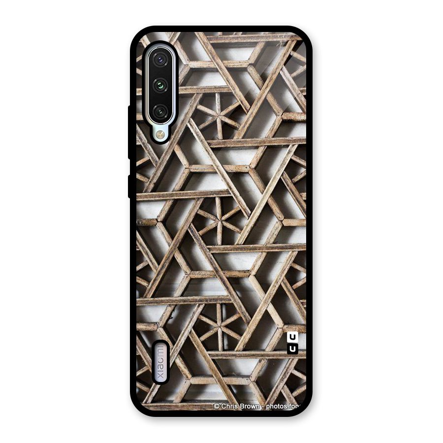 Wheel Design Glass Back Case for Mi A3