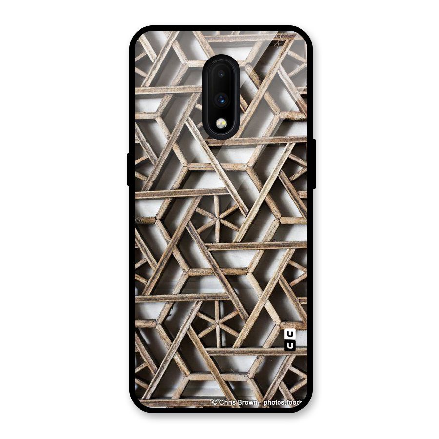 Wheel Design Glass Back Case for OnePlus 7
