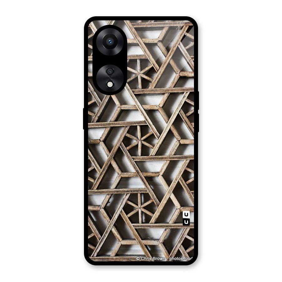 Wheel Design Glass Back Case for Oppo A78