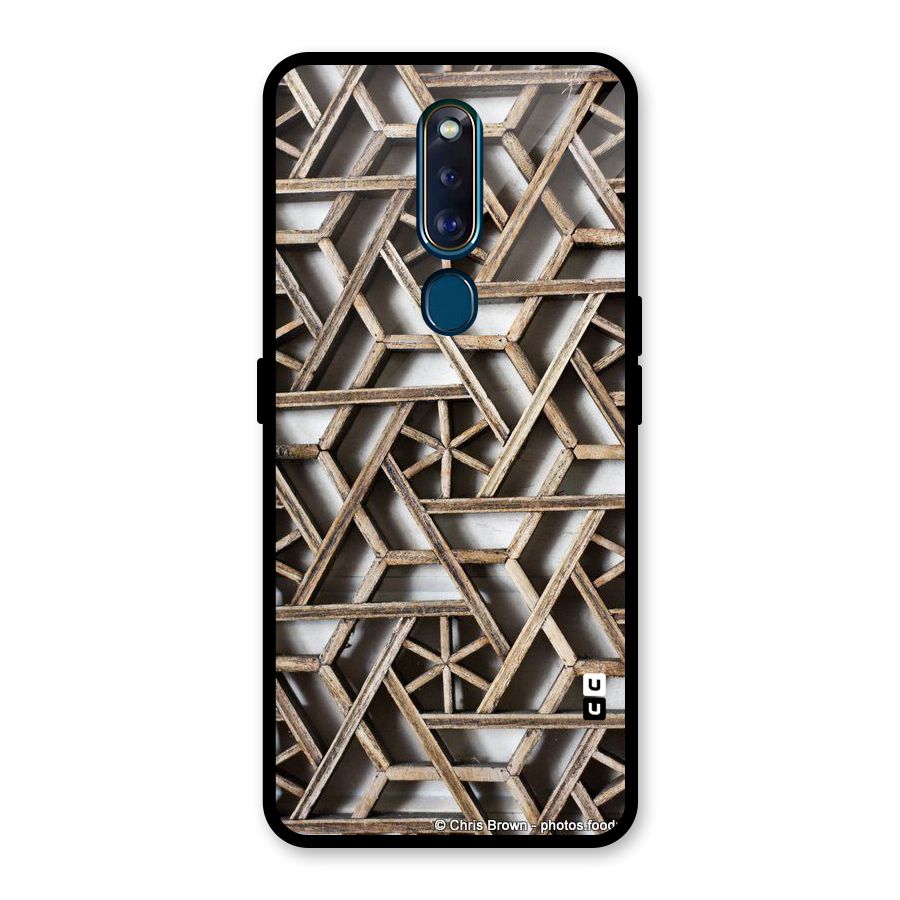 Wheel Design Glass Back Case for Oppo F11 Pro