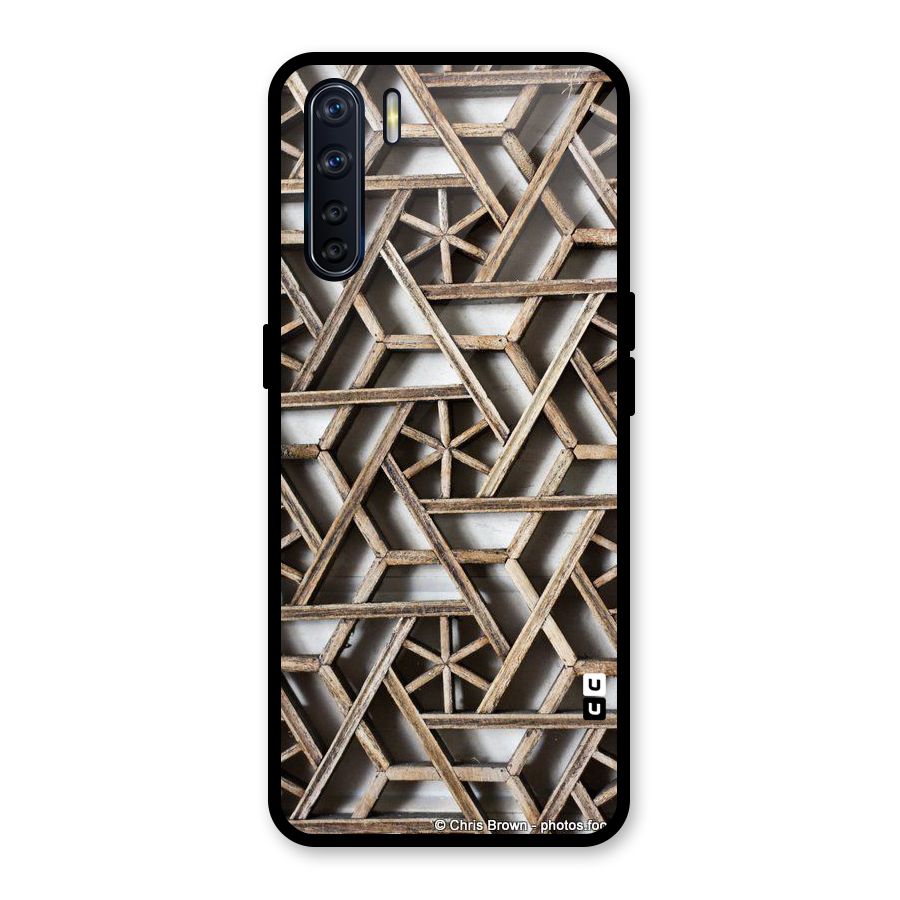Wheel Design Glass Back Case for Oppo F15