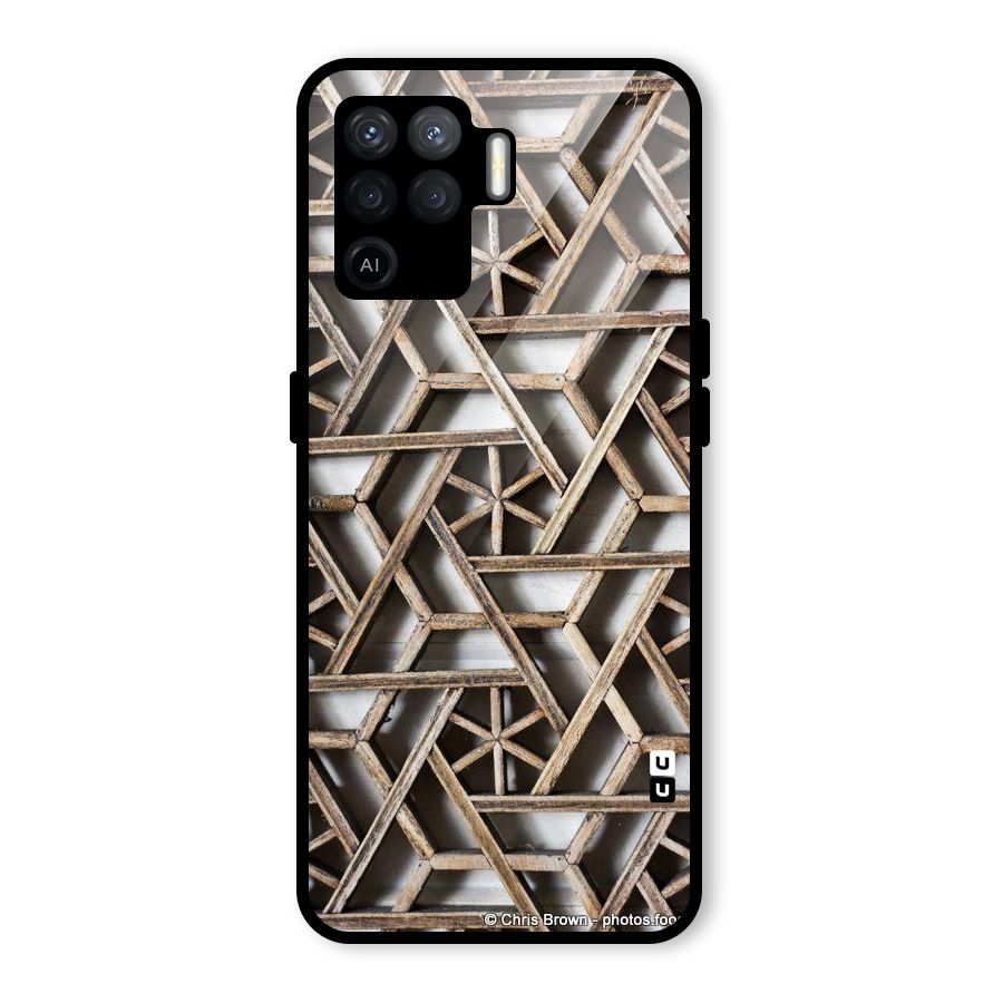 Wheel Design Glass Back Case for Oppo F19 Pro