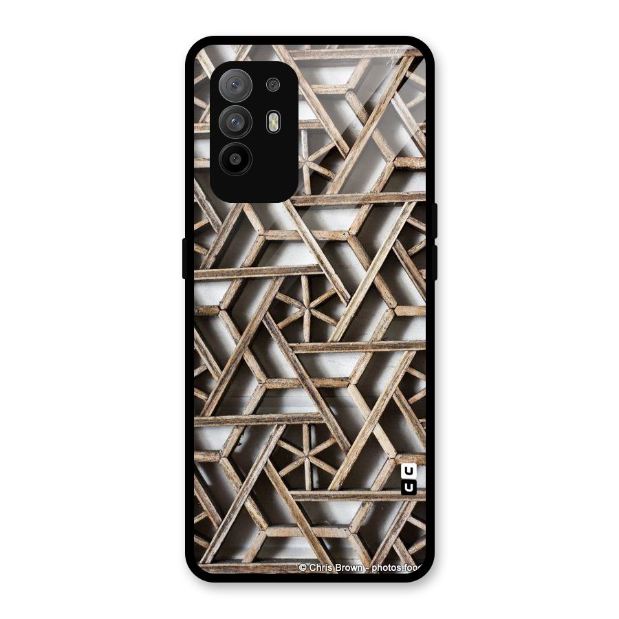 Wheel Design Glass Back Case for Oppo F19 Pro Plus 5G